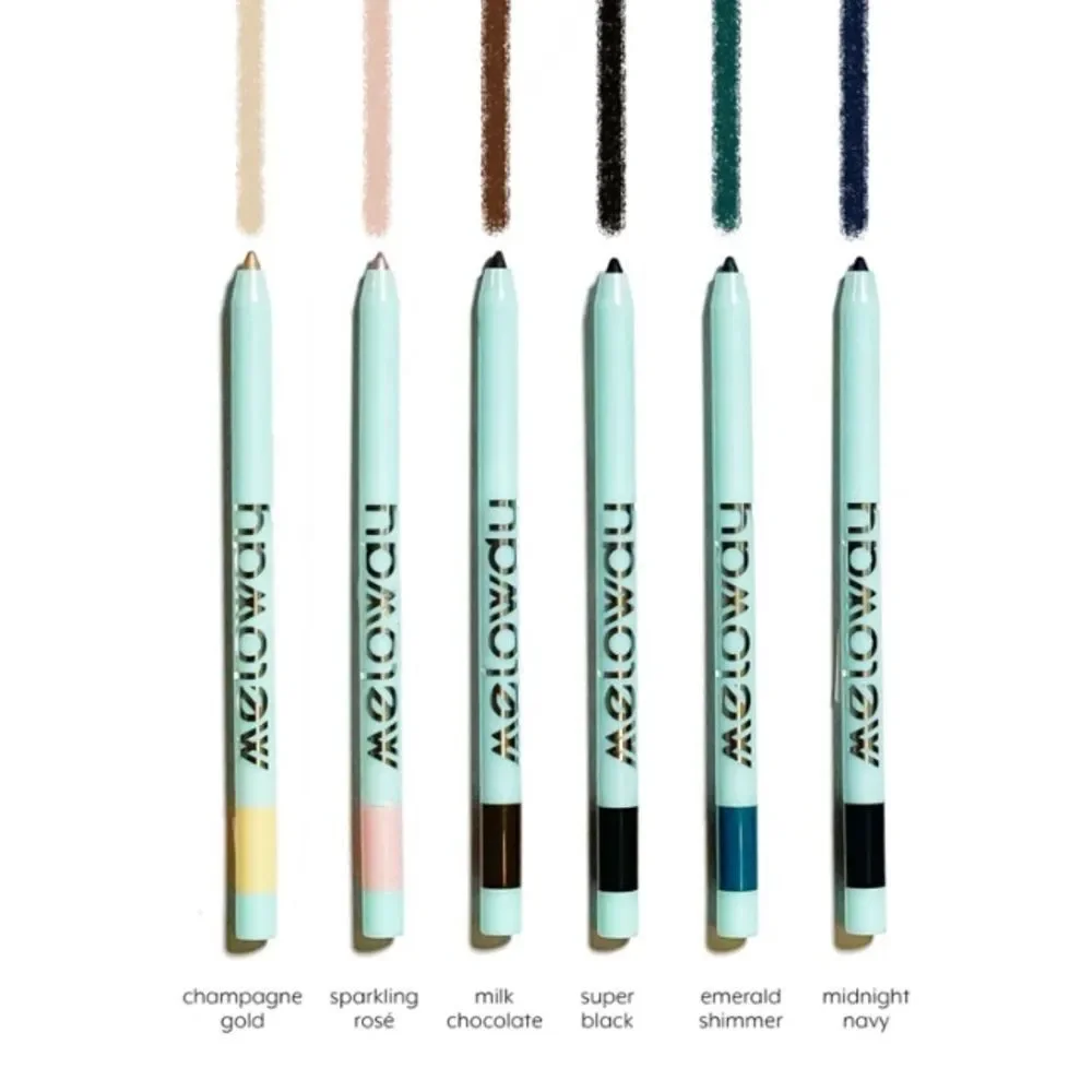NIB Meloway Meloliner Waterproof Gel Eyeliner Pencil - Super Black